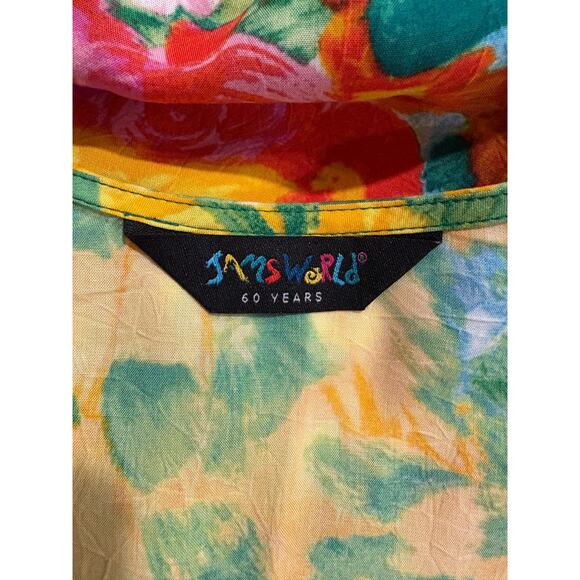 JAMS WORLD Doris Dress 60 Years Bouquet Burst Floral Wearable Art | XS - Picture 4 of 8